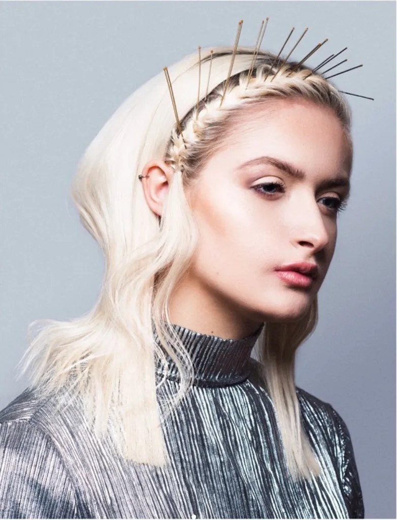 Platinum braid styling